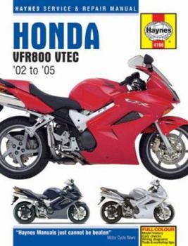 Hardcover Honda VFR800 VTEC '02 to '05: service and repair manual Book