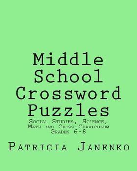 Paperback Middle School Crossword Puzzles Book