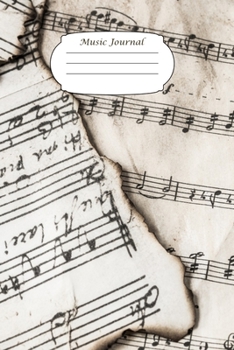Music Journal: Sheet Music Design: A 100 page musical staff lined journal for you to jot down your musical compositions