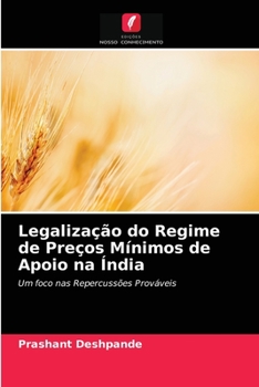 Paperback Legalização do Regime de Preços Mínimos de Apoio na Índia [Portuguese] Book