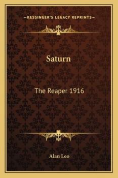 Paperback Saturn: The Reaper 1916 Book