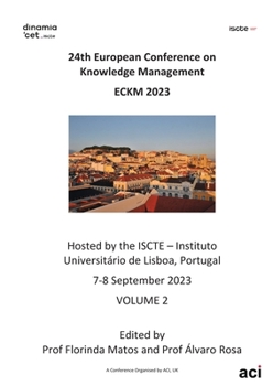 Paperback ECKM vol 2- Proceedings of the 24th European Conference on Knowledge Management-VOL 2 Book