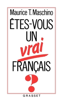 Paperback Etes-vous un vrai Français ? [French] Book