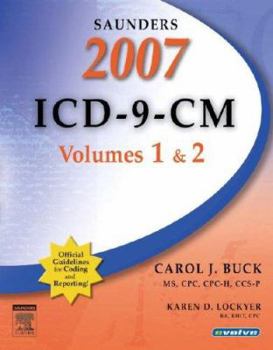 Paperback Saunders 2007 ICD-9-CM: Volumes 1 & 2 Book