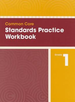 Paperback Common Core Standards Practice Workbook Grade 1 Book