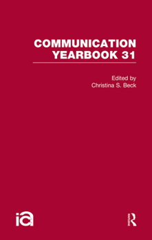 Paperback Communication Yearbook 31 Book