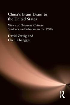 Hardcover China's Brain Drain to the United States Book