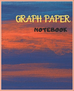 GRAPH PAPER NOTEBOOK: GraphPaper4x4_7.5x9.25_100_noBleed.pdf.Graphing Paper for Math & Science Students,4 Squares per Inch,Large - Cool Succulent Geometric Design .