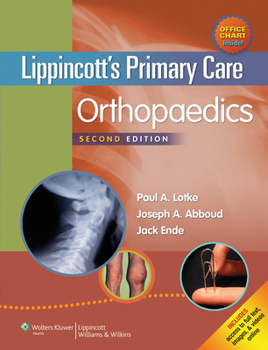 Hardcover Lippincott's Primary Care Orthopaedics Book