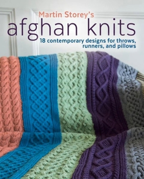 Paperback Afghan Knits: 18 Contemporary Designs for Throws, Runners, and Pillows Book