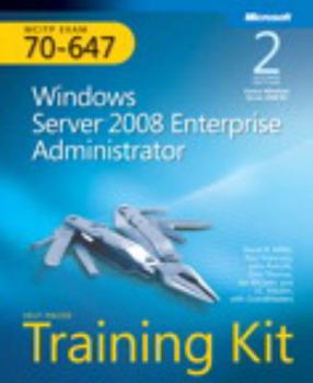 Paperback MCITP Self-Paced Training Kit (Exam 70-647): Windows Server 2008 Enterprise Administrator [With CDROM] Book