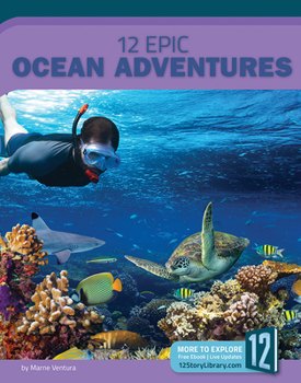 Library Binding 12 Epic Ocean Adventures Book