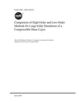 Paperback Comparison of High-Order and Low-Order Methods for Large-Eddy Simulation of a Compressible Shear Layer Book