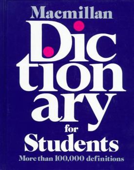 Hardcover Macmillan Dictionary for Students Book