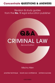 Concentrate Q&A Criminal Law 2e: Law Revision and Study Guide