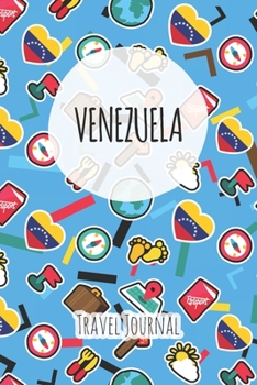 Venezuela Travel Journal: 6x9 Travel planner I Road trip planner I Dot grid journal I Travel notebook I Travel diary I Pocket journal I Gift for Backpacker