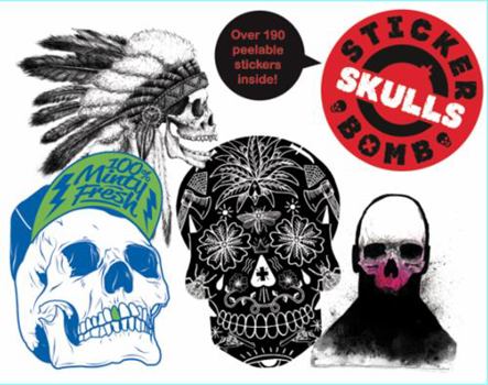 Paperback Stickerbomb Skulls Book