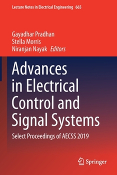 Paperback Advances in Electrical Control and Signal Systems: Select Proceedings of Aecss 2019 Book