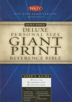 Bonded Leather Personal Size Giant Print Bible-NKJV [Large Print] Book