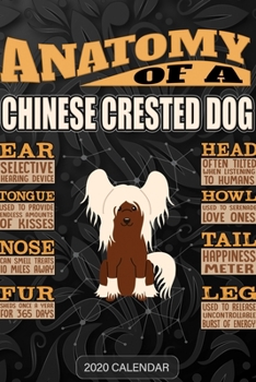 Anatomy Of A Chinese Crested Dog: Chinese Crested Dog 2020 Calendar - Customized Gift For Chinese Crested Dog Dog Owner