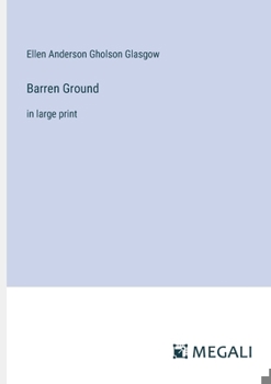 Paperback Barren Ground: in large print Book