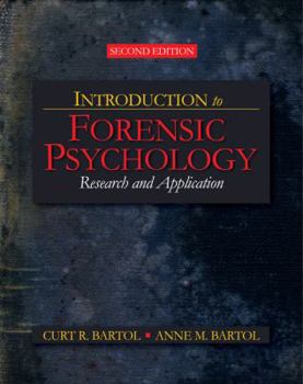 Hardcover Introduction to Forensic Psychology: Research and Application Book