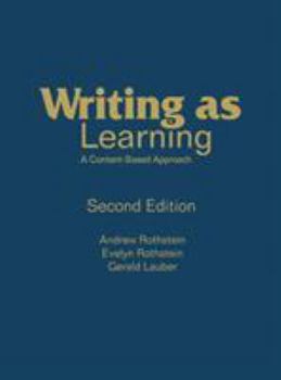 Hardcover Writing as Learning: A Content-Based Approach Book