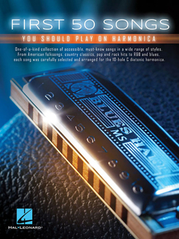 Paperback First 50 Songs You Should Play on Harmonica Book