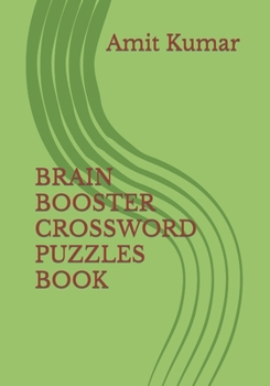 Paperback Brain Booster Crossword Puzzles Book