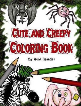 Paperback Cute and Creepy Coloring Book