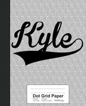 Paperback Dot Grid Paper: KYLE Notebook Book