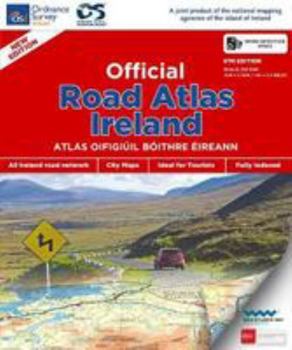 Spiral-bound Official Road Atlas Ireland Book