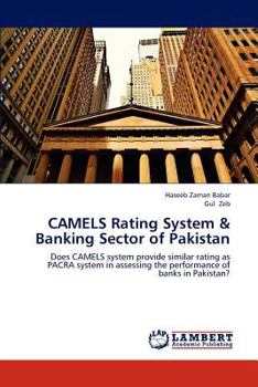 Paperback Camels Rating System & Banking Sector of Pakistan Book
