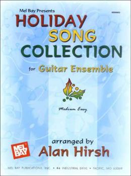 Paperback Holiday Song Collection for Guitar Ensemble: Medium Easy Book