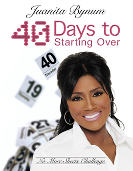 Paperback 40 Days to Starting Over: No More Sheets Challenge Book