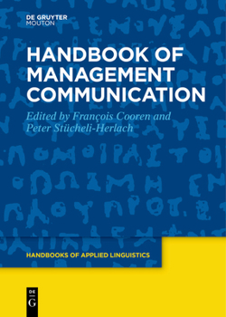 Paperback Handbook of Management Communication Book