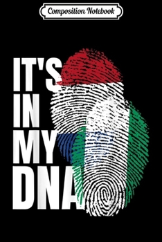 Composition Notebook: Nigerian Plus Netherlands Mix DNA Heritage Flag Gift  Journal/Notebook Blank Lined Ruled 6x9 100 Pages