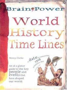 Hardcover Brain Power: World History Time Lines Book