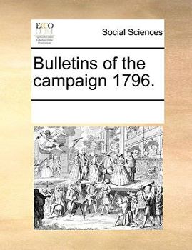 Paperback Bulletins of the campaign 1796. Book