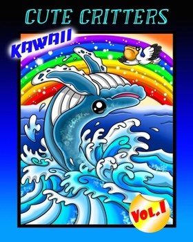 Kawaii Cute Critters Vol. 1: Kawaii Animals Chibi Wildlife Coloring Book for Toddlers, Kids, Teens, Adults, and Seniors, and even Includes a DIY Bookmark (Kawaii Coloring Books)