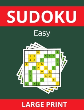 Paperback Sudoku Easy: 120 Easy sudokus for adults and seniors [Large Print] Book