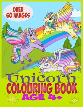 Paperback Unicorn Colouring Book 4+ Book