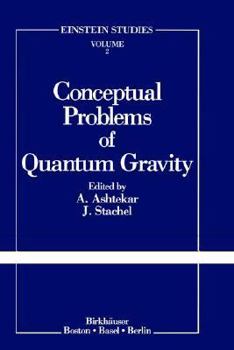 Hardcover Conceptual Problems of Quantum Gravity Book