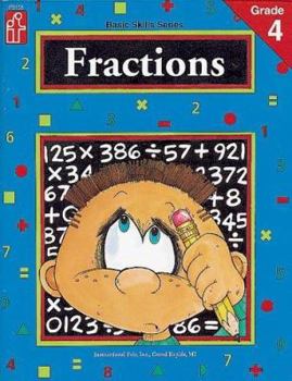 Paperback Fractions, Grade 4 Book