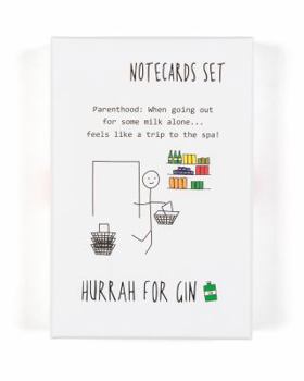 Cards Hurrah for Gin Notecards Set Book