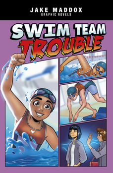 Paperback Swim Team Trouble Book