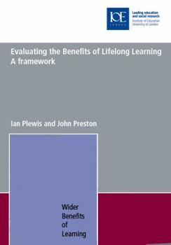 Paperback Evaluating the Benefits of Lifelong Learning: A Framework Book