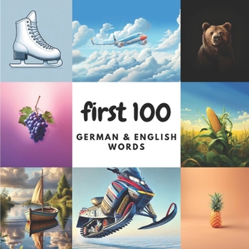 Paperback First 100 German & English Words Book