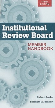 Paperback Institutional Review Board: Member Handbook Book