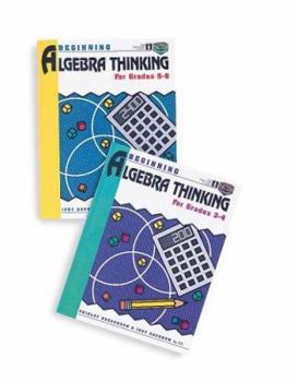 Paperback Beginning Algebra Thinking, Grades 3 to 4 Book